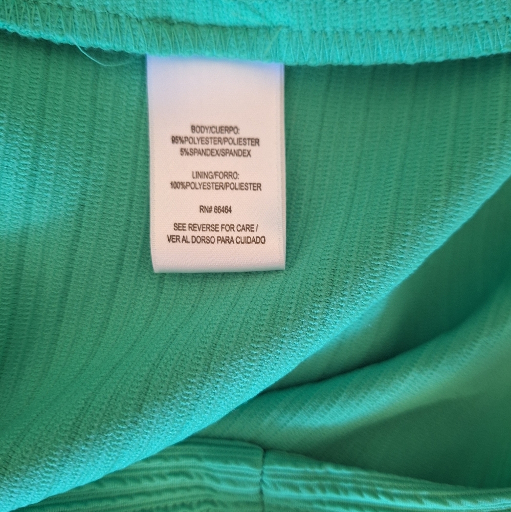 Sandra Darren textured for and flare dress sz 16 - Picture 8 of 8